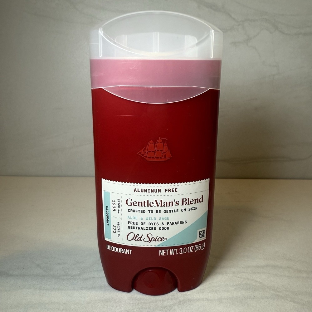 Old Spice‎ Gentleman's Blend Aloe & Wild Sage Deodorant New 3oz Aluminum Free